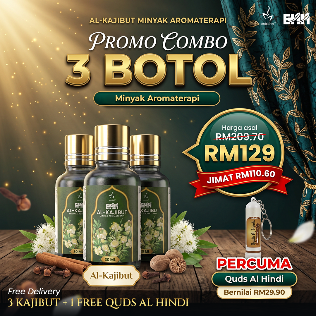 Pakej Al-Kajibut 3 botol RM129