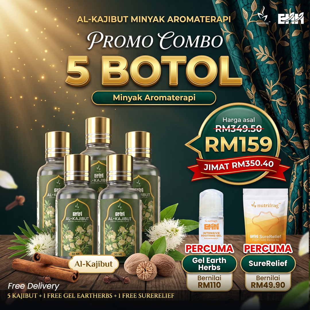 Pakej Al-Kajibut 5 botol RM159